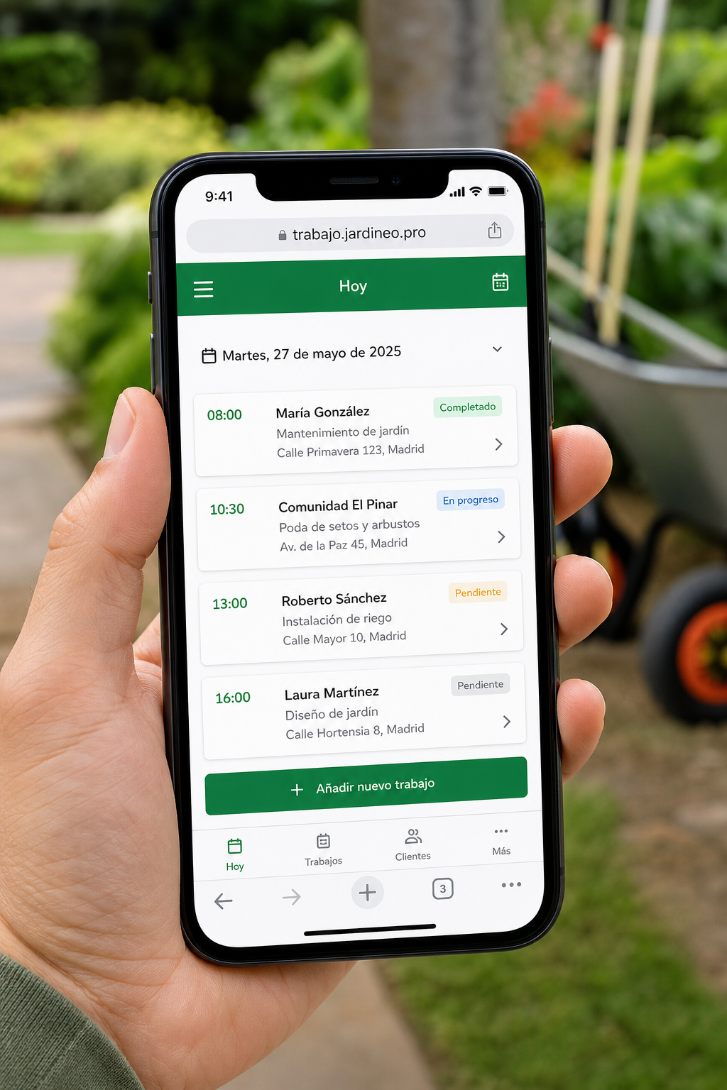 App móvil de Warmes